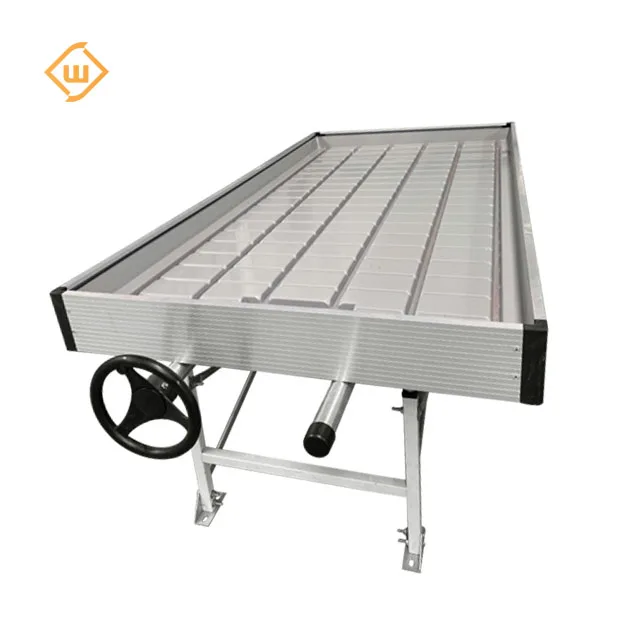 ebb flow hydroponic growing systems ebb flow bench seed nursery equip nft rolling bench seedling tray rack seedling bed