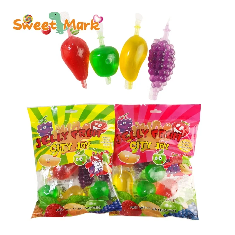 Custom jelly cute pudding sweet fruit candy soft pudding jelly candy