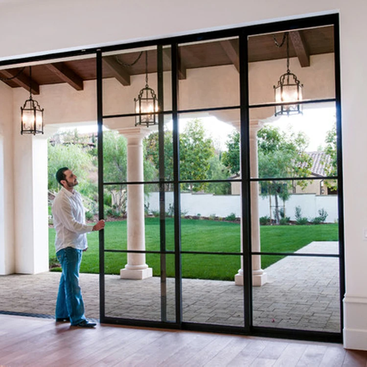 2 Tracks Soundproof Double Glass Aluminum Sliding Doors and Windows