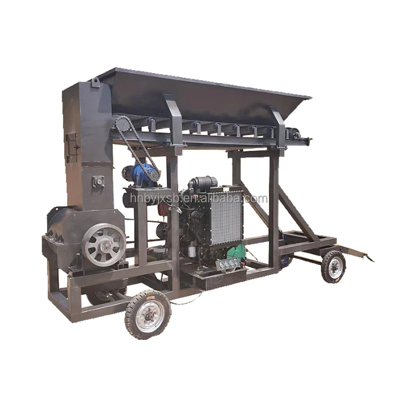 Tree Roots With Soil Crusher Soil Hammer Crusher