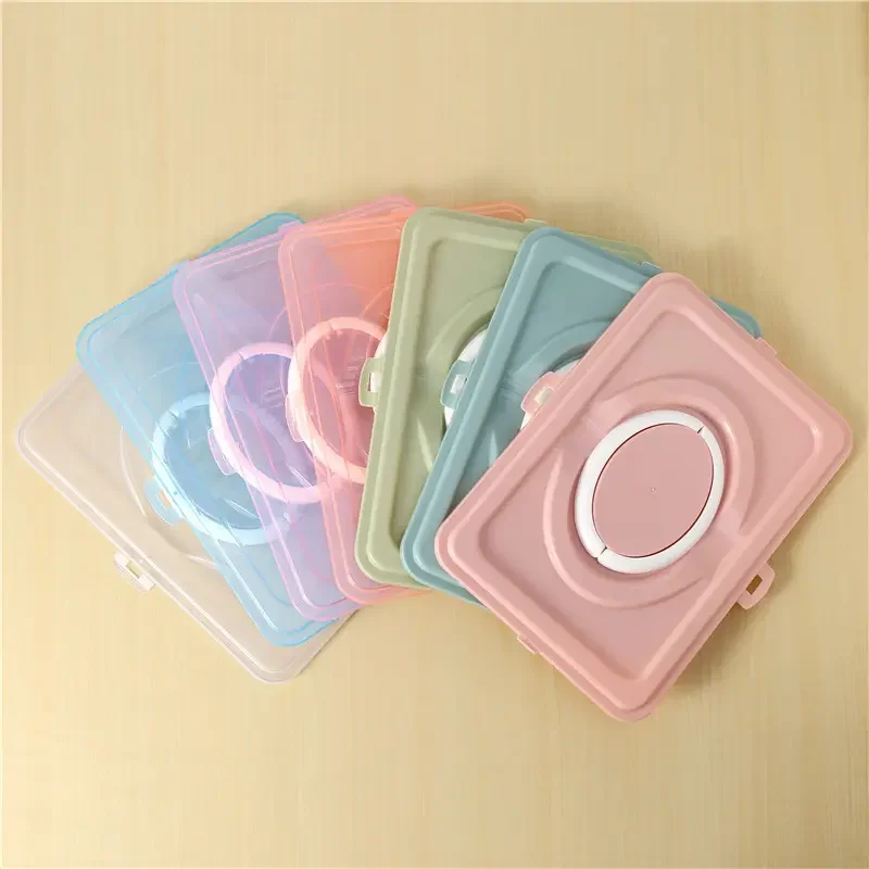 Large portable refrigerator food eggs storage box 24 egg tray kitchen dust-proof storage box with cover