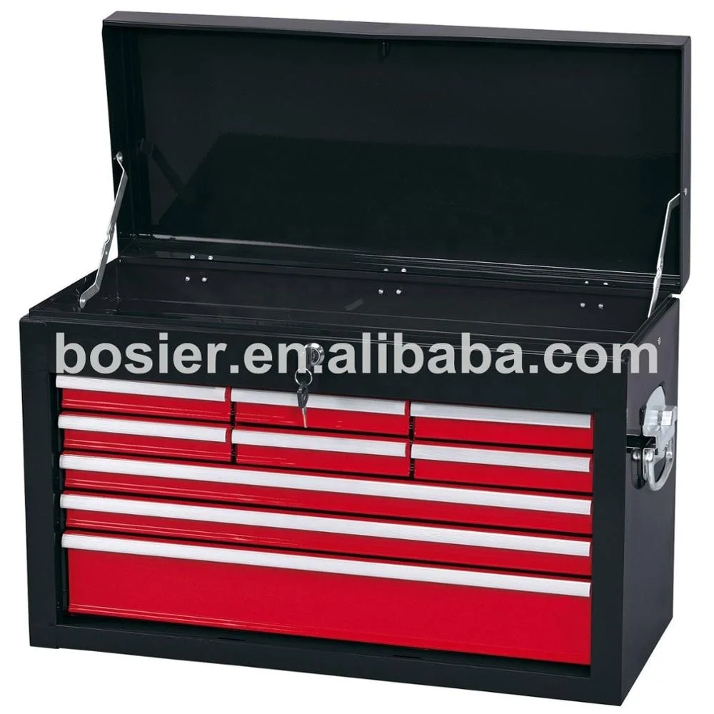 Профессиональный ящик для инструментов с 9 выдвижными ящиками, 26 дюймов