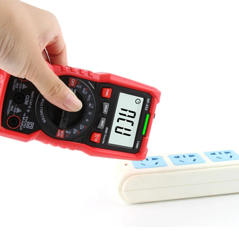 Профессиональный небольшой электронный цифровой мультиметр конденсатор напряжения измерительный инструмент тестер NF-532