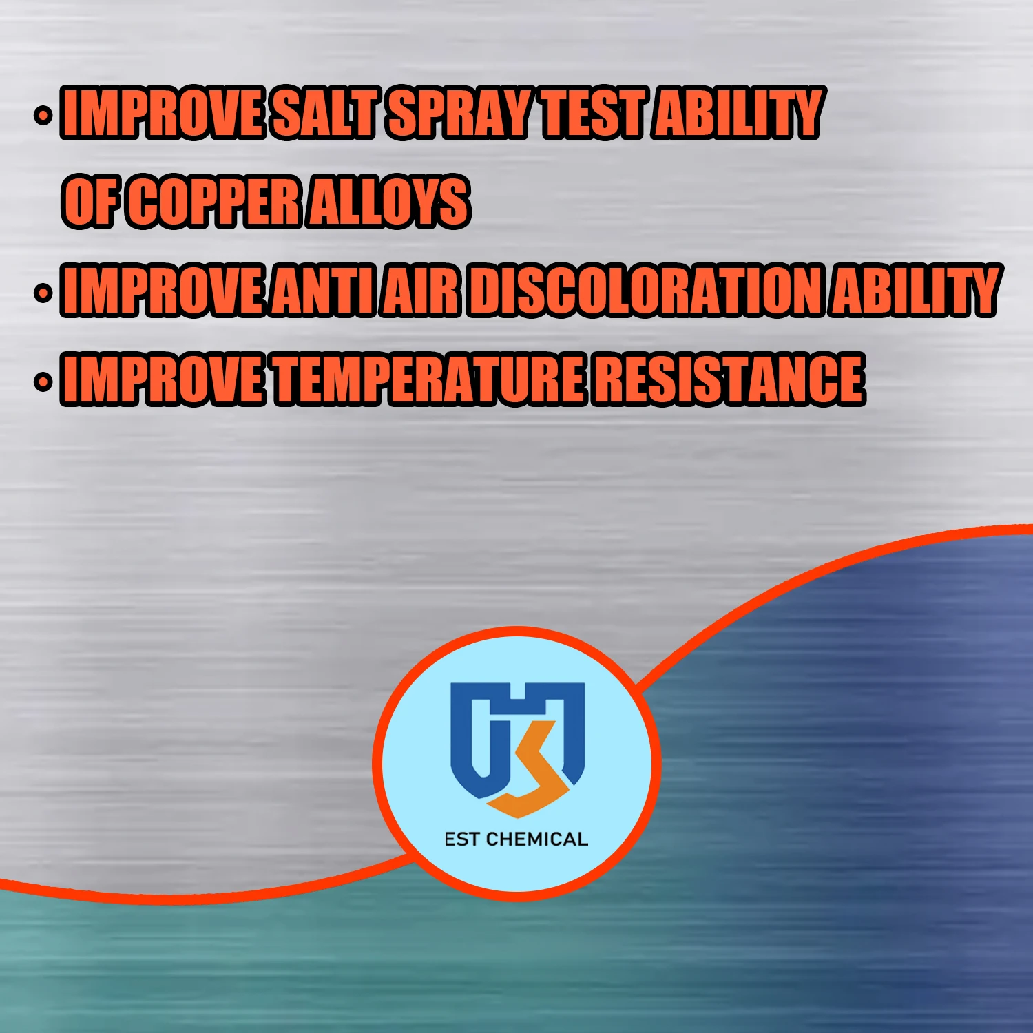 Copper brass anti tarnish chemical rust proof passivator rust inhibitor