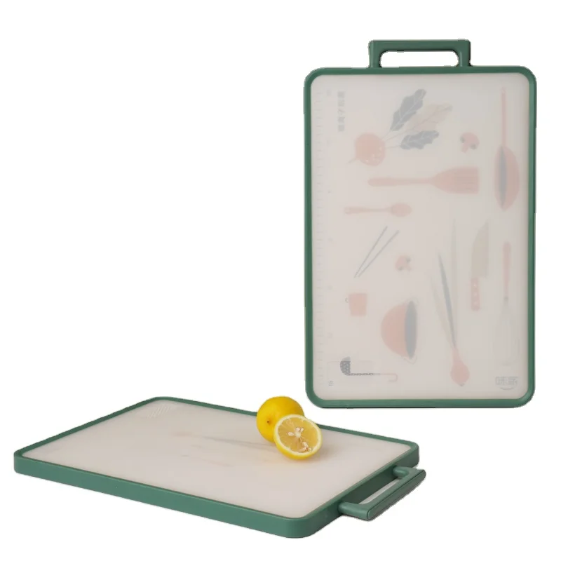 Cutting Board Kitchen Board Durable Chopping Block Wholesale PE Plastic Blue Kitchenware Rectangle Shrink Wrap Easy to Clean