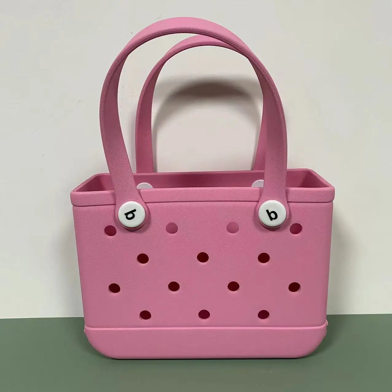 Silicone open tote bags trend women fashion EVA bags rubber shopping beach handbags