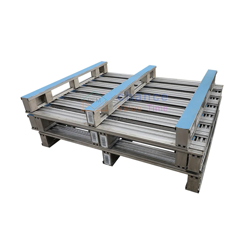 heavy duty warehouse decking mezzanine rack selective double faced stainless steels pallet for storage