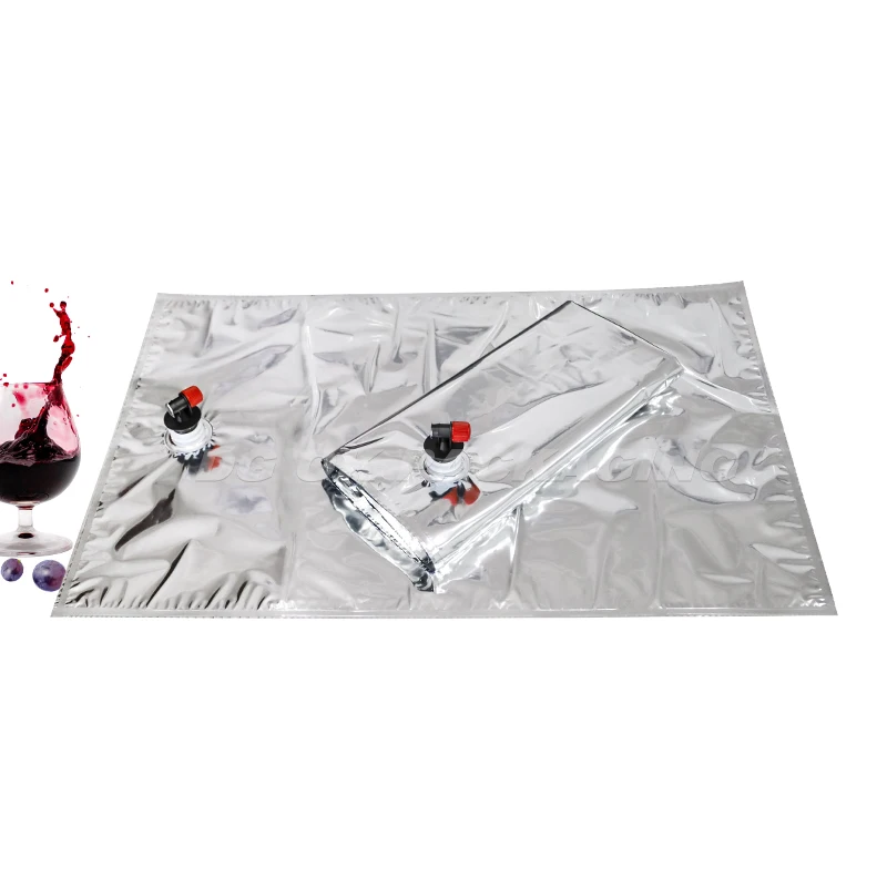 Custom 1L 2L 3L 5L Aseptic Take Away Paper Coffee Packaging Box with Handle 96oz Coffee to Go Box Wine BIB Bag in Box Dispenser