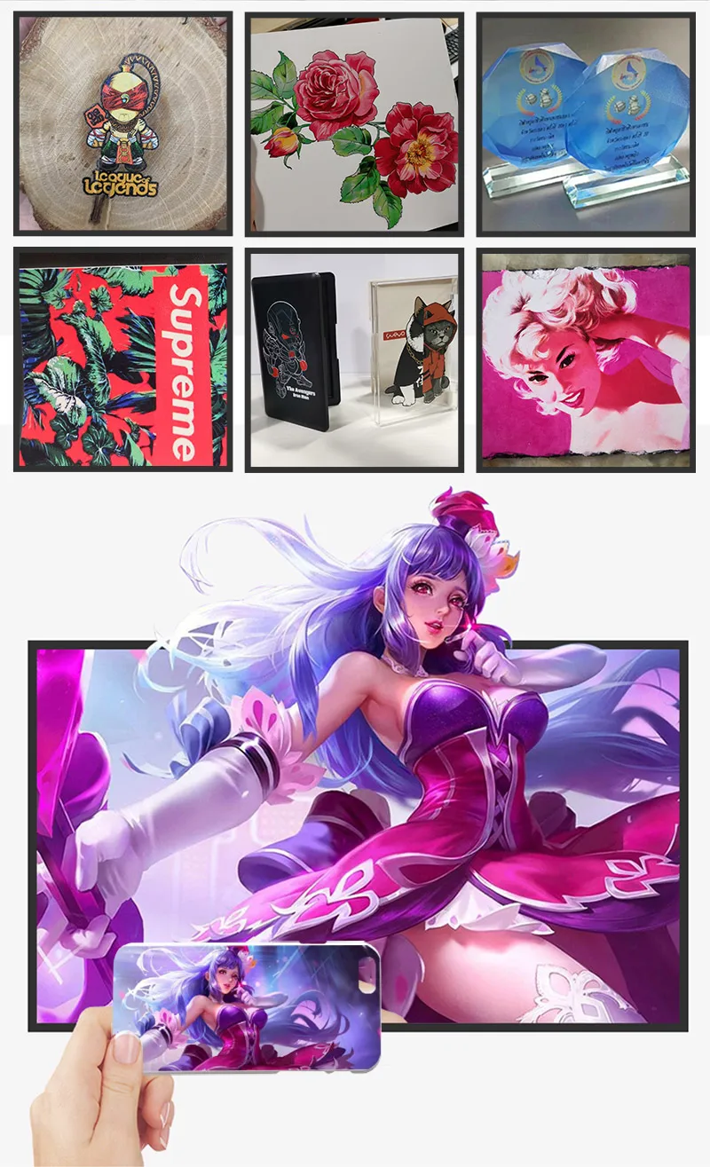 DOMSEM A4 Phone Case Auto UV Printer For Mobile Phone Cover Metal UV A4 Size Flatbed Printers