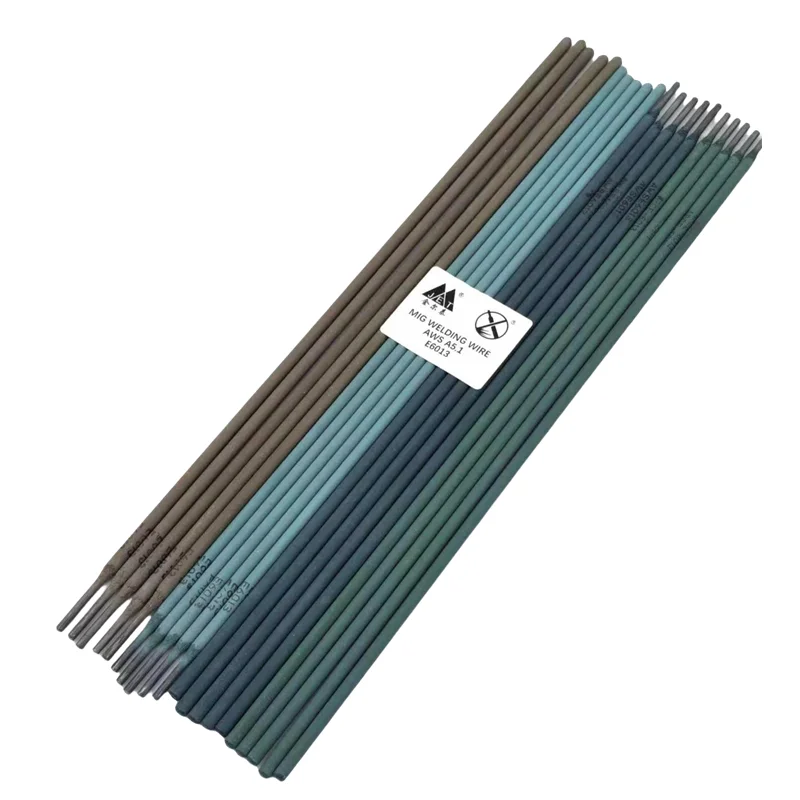 welding electrodes manufacturing process/raw material of welding electrode aws e6013 e7018