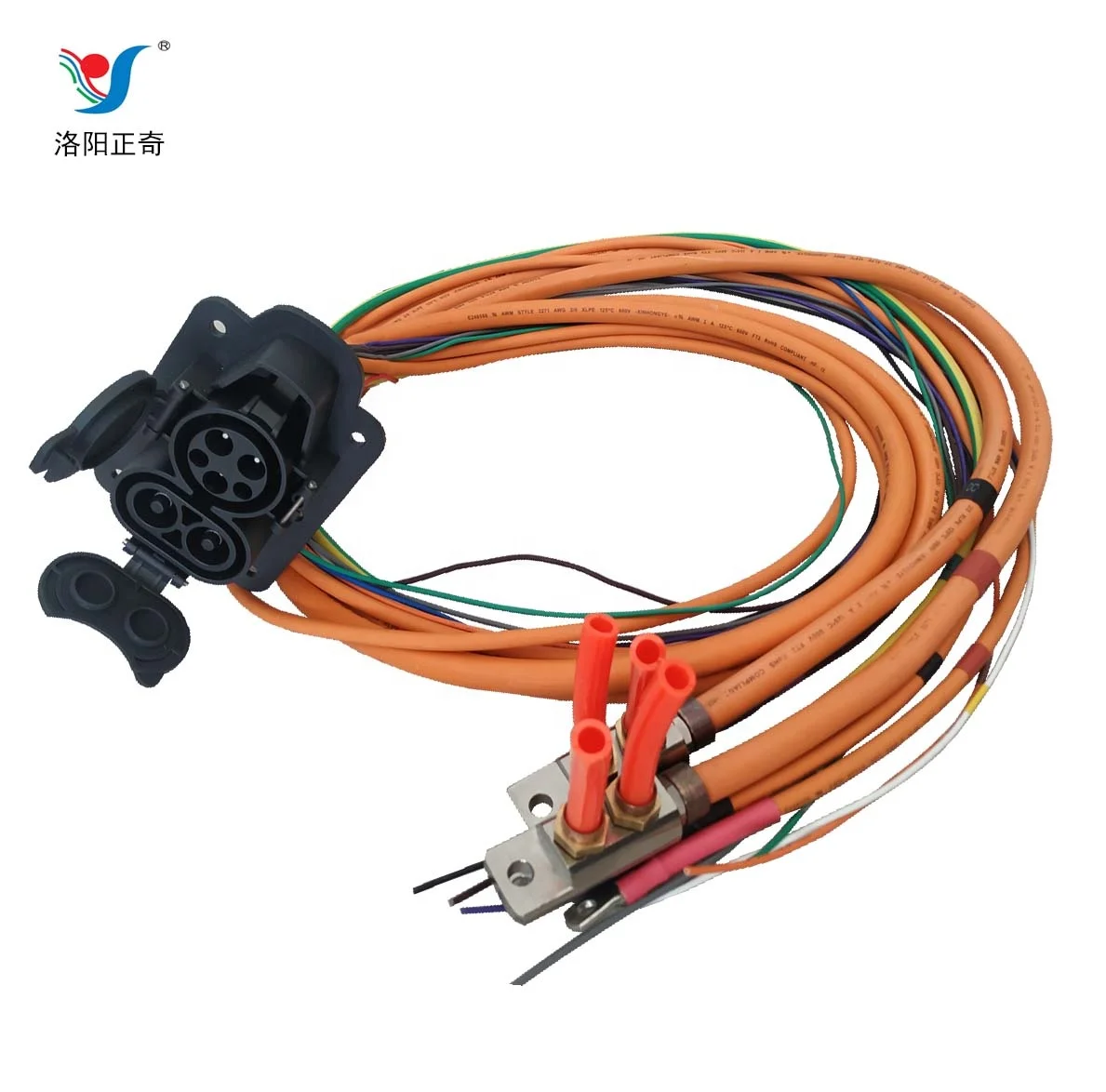 
DC 300A-600ANew Energy Vehicle European Standard Liquid Cooling Charging Socket 