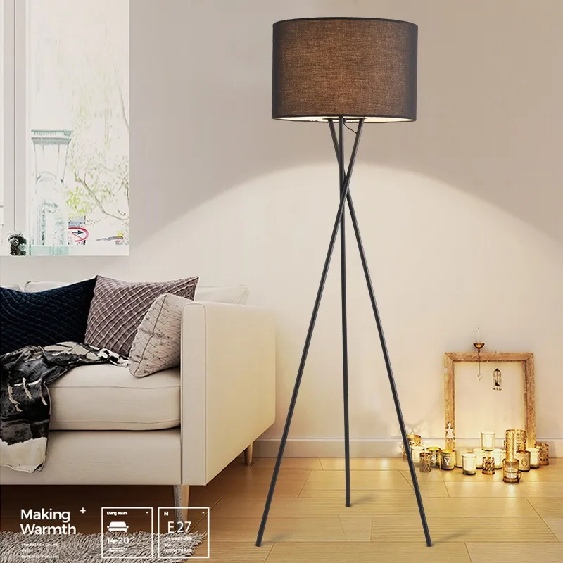 Contemporary stand lamp hotel home living room bedroom corner floor lamps for living room decor