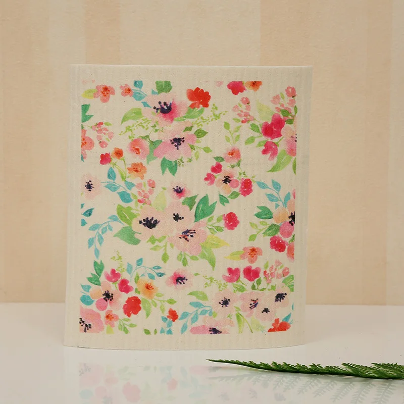 Cellulose Sponge Dishcloth swedish Dishcloth Cellulose Cotton Dish Sponge Cloth Swedish Dishcloths For Kitchen