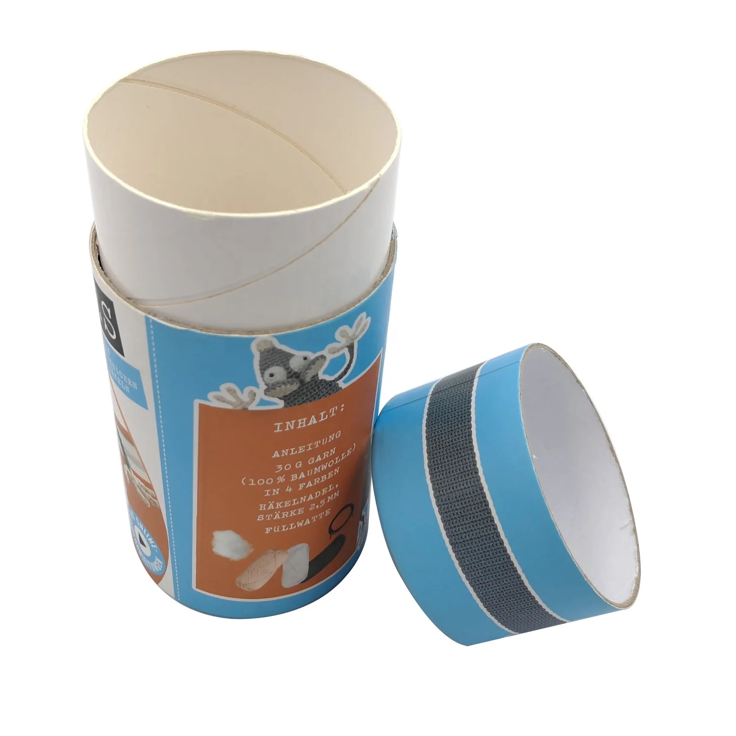 Round Gift Packaging Cardboard box,Cylindrical Shape Paper Tea Box