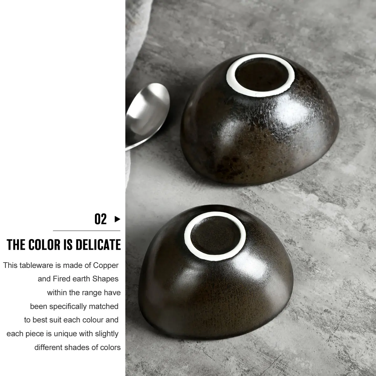 Factory direct wholesale irregular eco friendly big matte black ceramic bowl and restaurant small porcelain sauce bowl