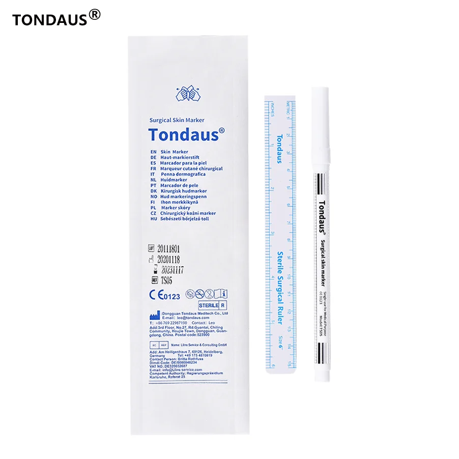 Medical Marker White Ink Skin Marker Pen for Piercing Tattoo