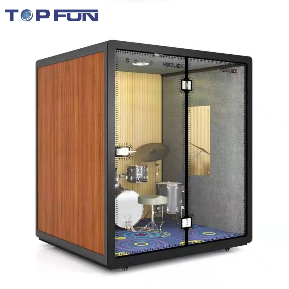 High Quality Eco-Friendly Portable Soundproof Music Booth Office Meeting Sound Insulation Pod Telephone Soundproof Pod