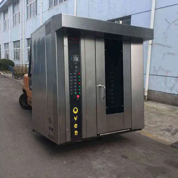 Hot Air Rotary Oven Wide 64 Trays Hot Rotating Furnace/rotary Oven Price