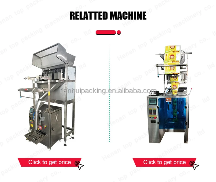 Vertical bucket garlic dumplings fish frozen food snack packing machine