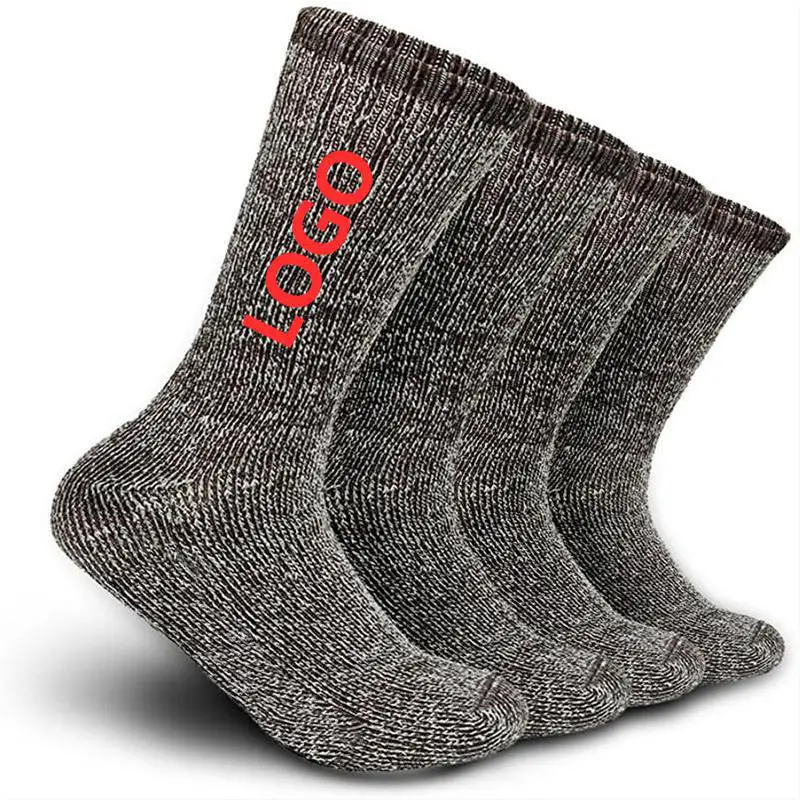 Wholesale Breathable Outdoor Hiking cashmere Thick Merino Wool Sock