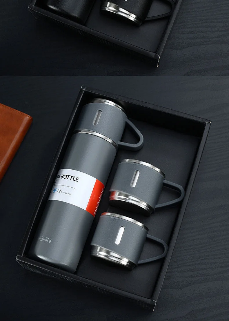 High Quality Insulated Thermos Vacuum Bottle Keep Thermos Coffee Tea Mug Cup Thermo Cup Stainless Steel 350ml 450ml Camping