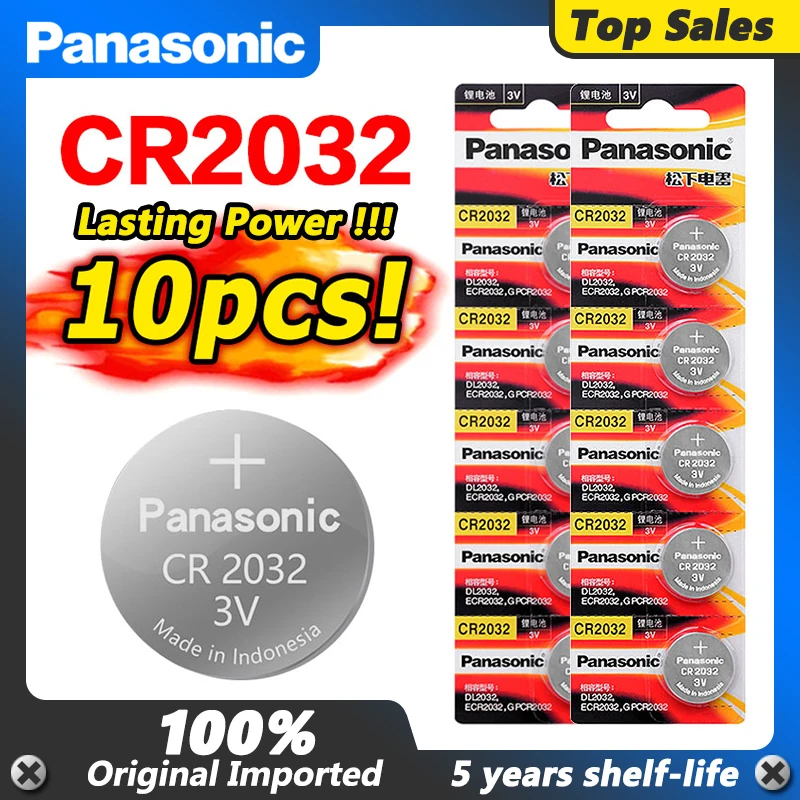  Литиевая батарея для Panasonic Cr2032 3 в 220