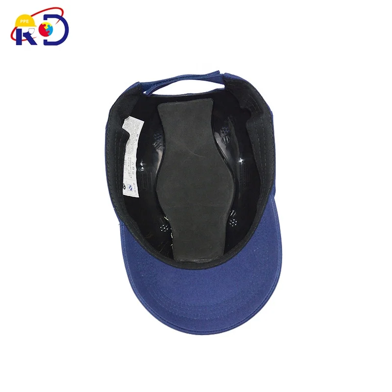 Polyester / cotton anti collision ABS inner shell safety helmet