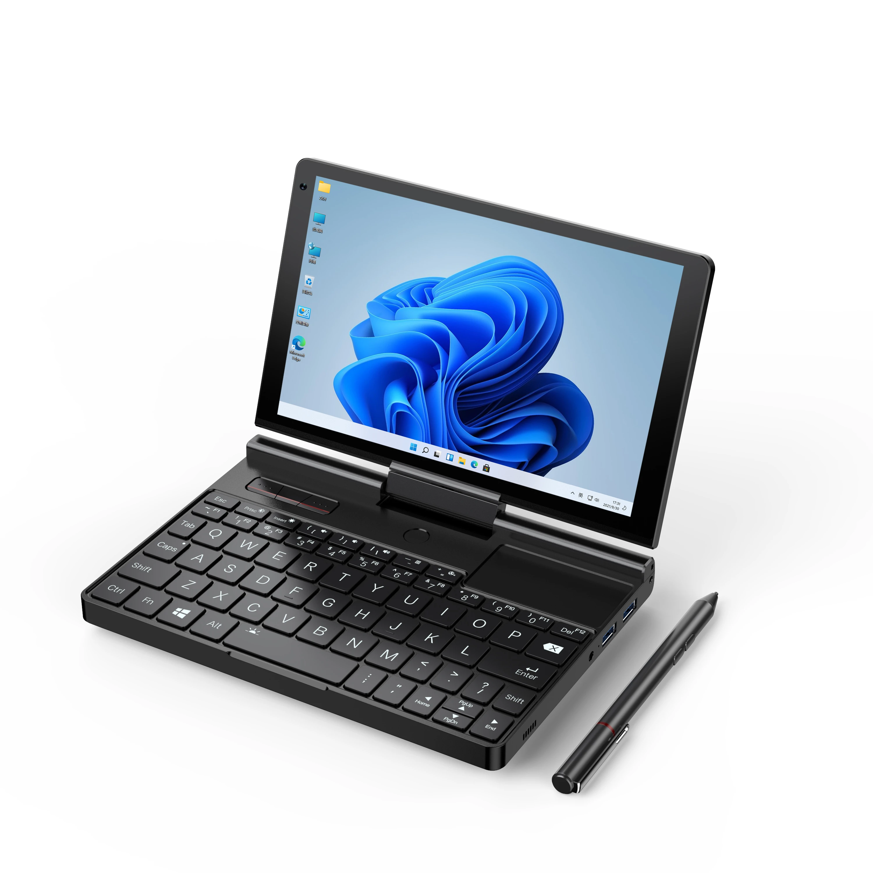 N6000 8 Inch GPD Pocket 3 Notebook Intel Core i7 1195G7 N6000 Mini Laptop 8GB RAM 512GB Modular Full-featured Handheld Win11