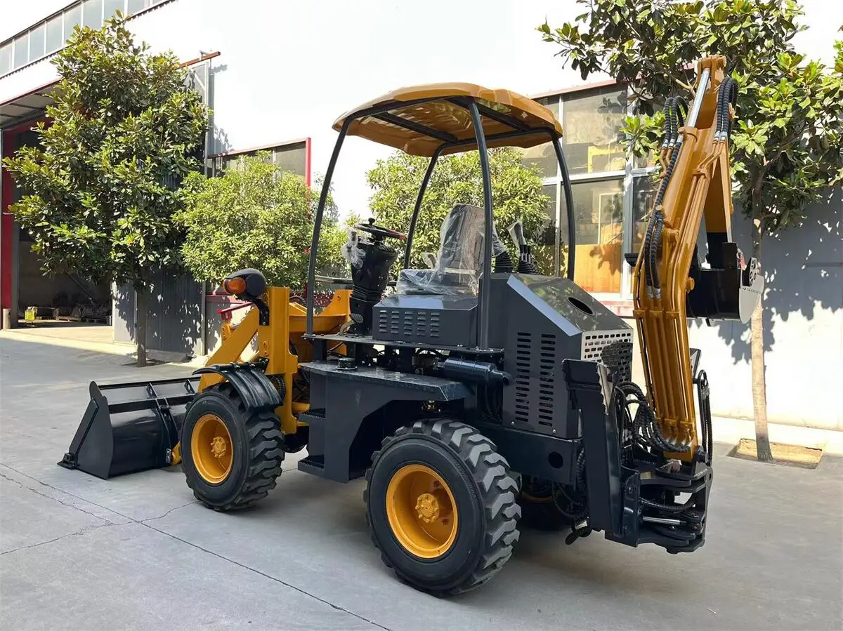 BSM10-50 mini awning style 1ton the cheapest small garden tractor front end loader backhoe