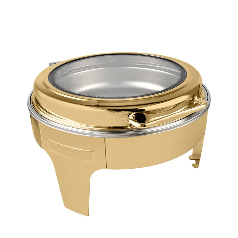 Eco-friendly commercial hot plates Luxury stainless steel chafing dish buffet display buffet dish commercial catering equipment
