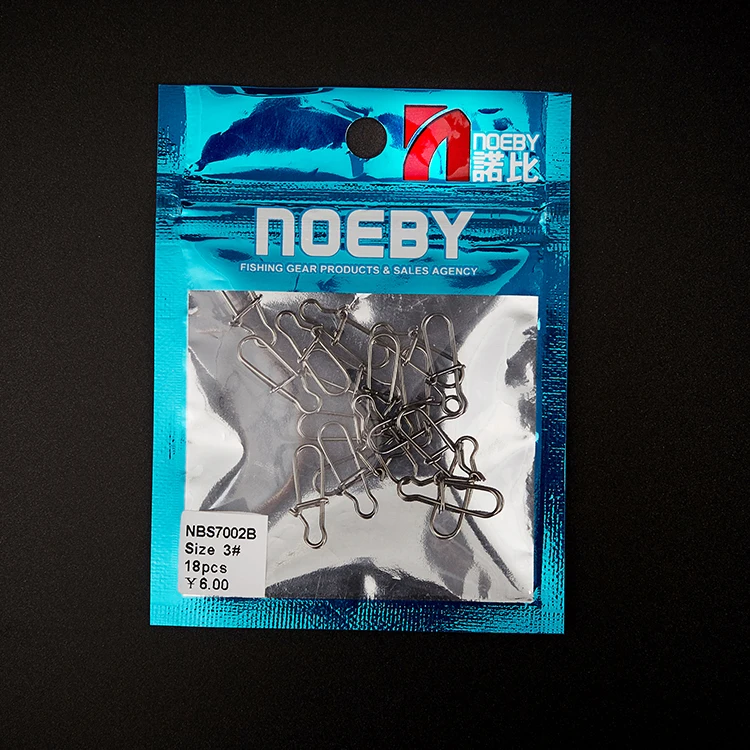 Safety Snap Connector Fishing Accessories Fishing Rolling Ball Bearing Barrel Swivel