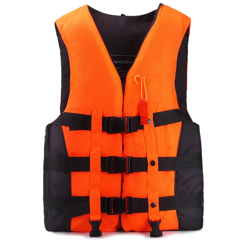 Wholesale Marine Oxford Surface Boat Safety Floating Life Jacke EPE Foam Adult Life Vest