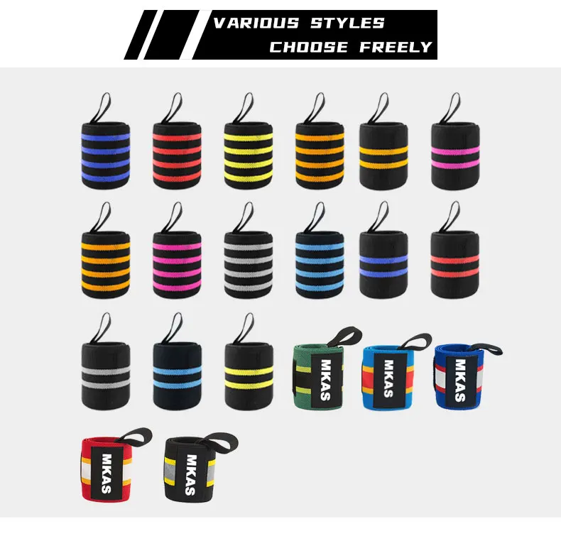 
Heavy Duty Powerlifting Cross training Weightlifting wrist wraps weight lifting Custom Gym Wrist Wraps 