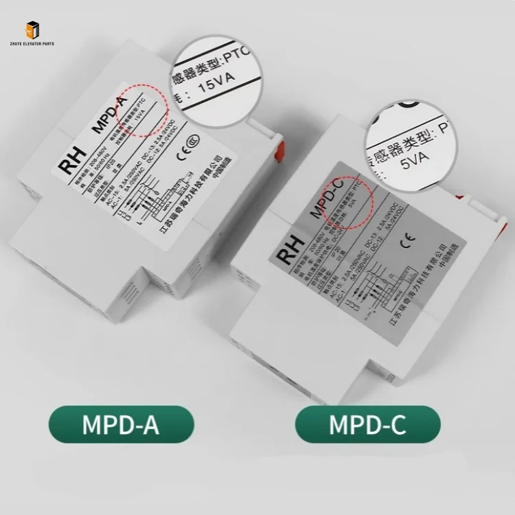 Escalator motor temperature sensor MPD-A MPD-C escalator parts 3 phase sequence relay