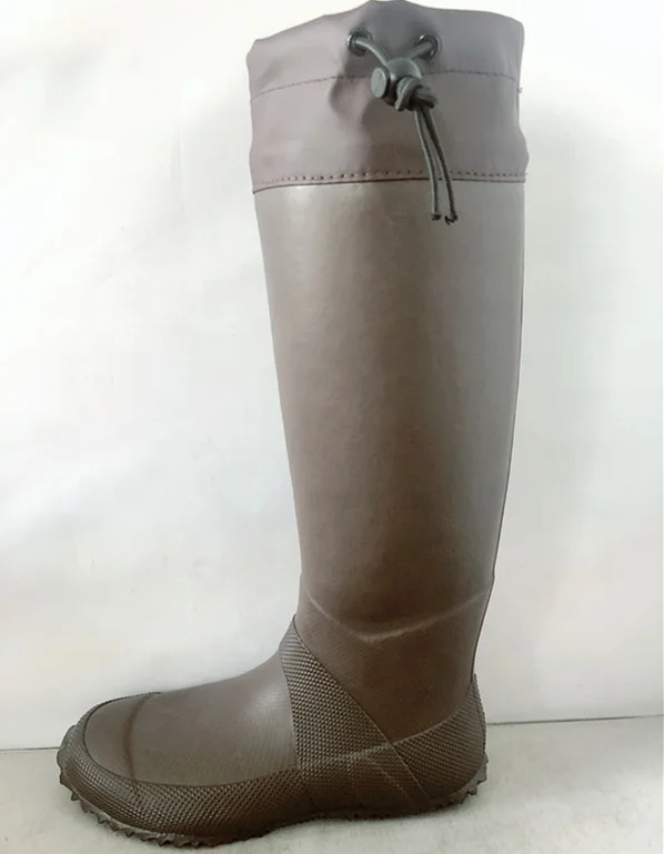 Wholesale Knee Soft Unisex Rubber Boot For Farmer Working Farmland Boot Men and Women Rice Paddy Boots