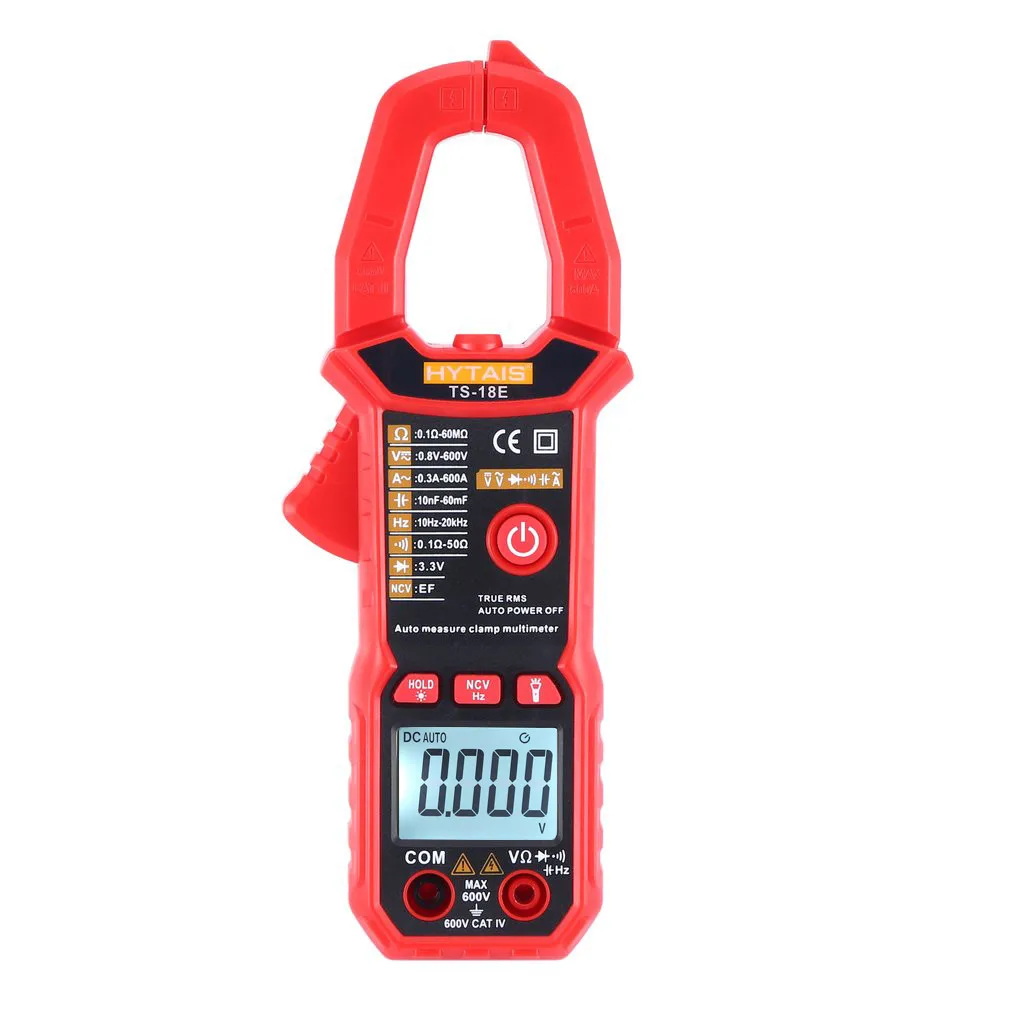 Digital Clamp Meters Ac/dc Current Voltage  True Rms Auto Range Vfc Capacitance Multimeter HYTAIS Clamp Digital Meter