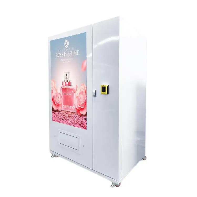 Bull perfume vending machine with age verification with elevator beauty vending machine for sale