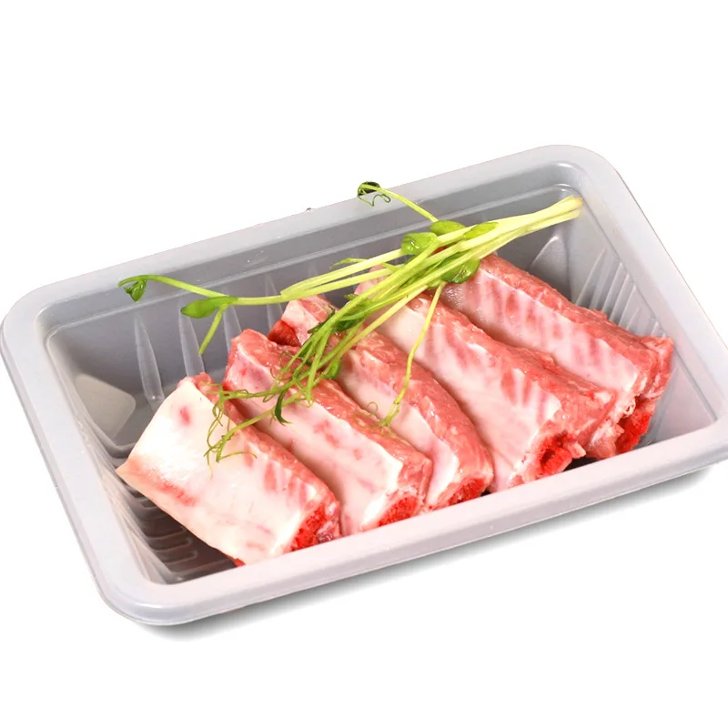
Blister Plastic Disposable Biodegradable For Fresh Meat Fruit Frozen Pla Pet Pp Food Packing Tray 
