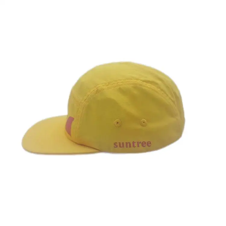 Wholesale Snapback Waterproof Running Five Panel Camp Cap Baseball Sport Cap Nylon 5 Panel Caps And Hats