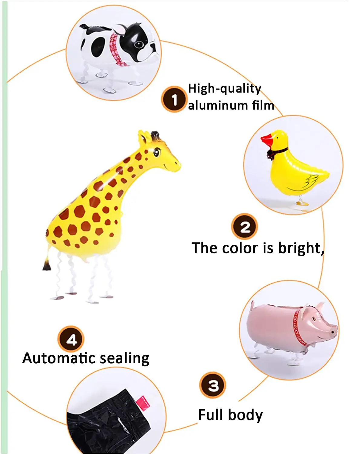 Walking Animal Penguin Balloons Forest Tiger Animals Birthday Supplies Kids Balloons Animal Theme Birthday Party Decorations