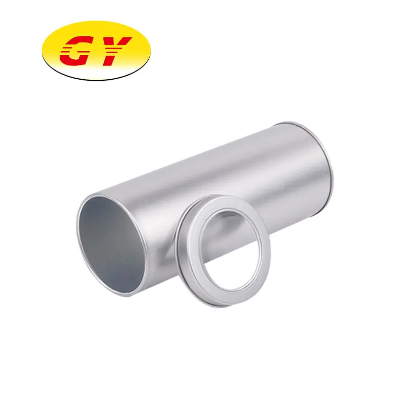 Personalized cylindrical tin biscuit potato chip packaging can