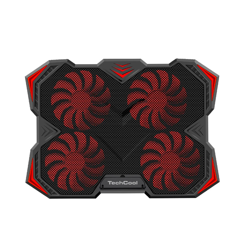 
New Product Factory Wholesale , Oem Adjustable Gaming Laptop Cooler Notebook Cooler Laptop Cooling Pad With 4 Led Silent Fans / 