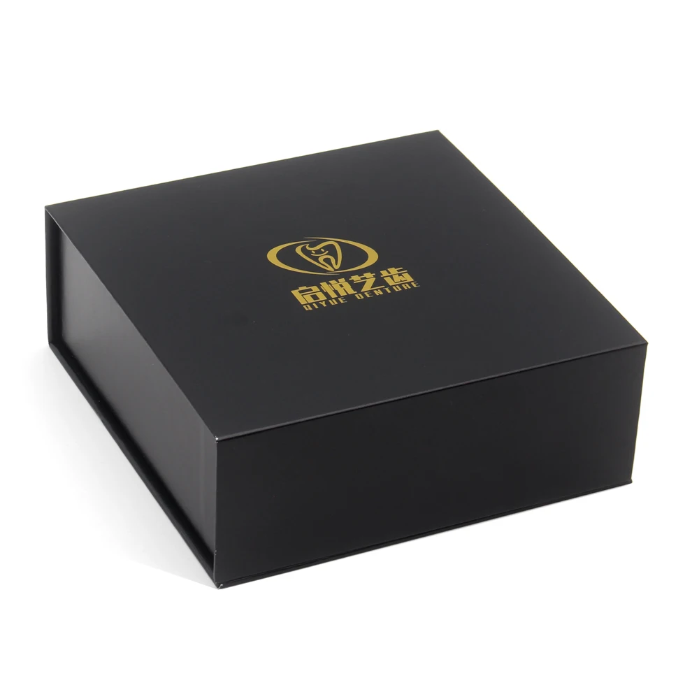 Custom Logo Paper Cardboard Clear Orthodontic Denture Dental Lab Retainer Aligners Packaging Box for dental aligners