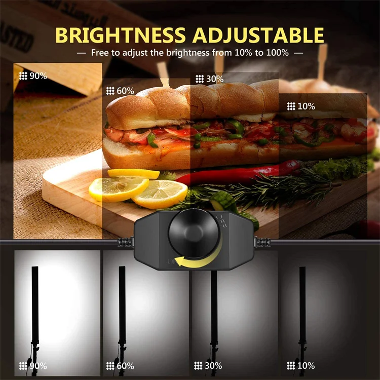 3 Pack LED video light stick professional video led lighting Kit for Photo Studio Video Shooting