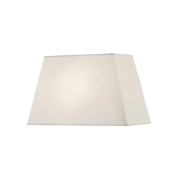 JLS-R01 White Linen Rectangular Lamp cover w/Hardback hotel room lampshade