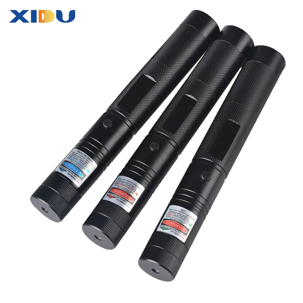 XIDU ilitary High Powerful Green Laser 303 High Power Rechargeable Strong Green Laser Pointer funny cat toy