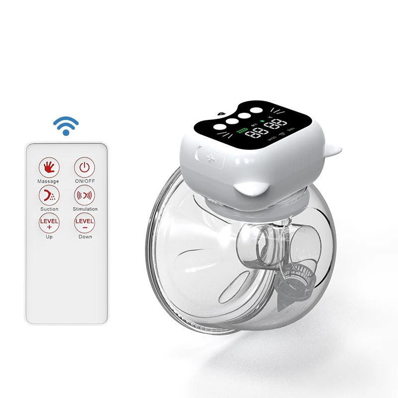 High Quality OEM&ODM display screen breast pump Massage Accessories remote control baby friendly Breastfeeding Breast Pump