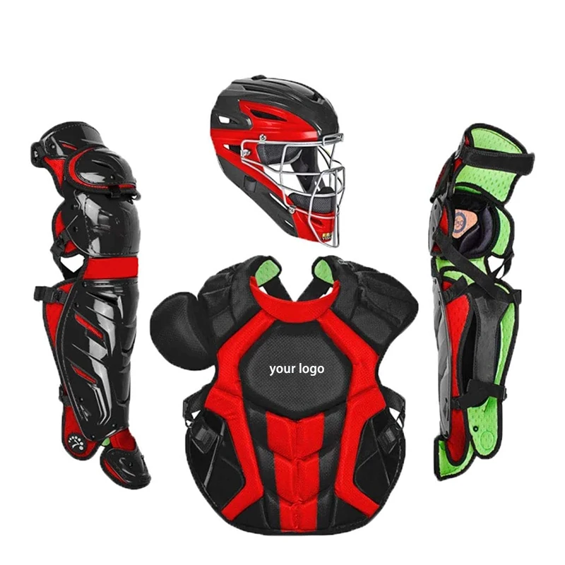 Benken OEM ODM Baseball Leg Guard Chest Protector Helmet Baseball Catchers Set