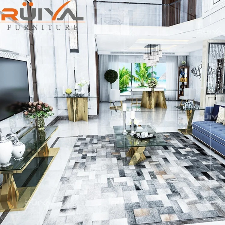 American design popular dining room furniture gold frame marble top dining table luxury