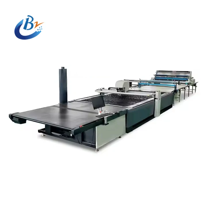 Автоматическая многофункциональная машина для резки мягкой ткани CNC популярная многослойной